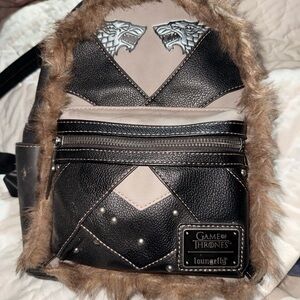 Loungefly Game of Thrones Backpack - Black and Brown Jon Snow